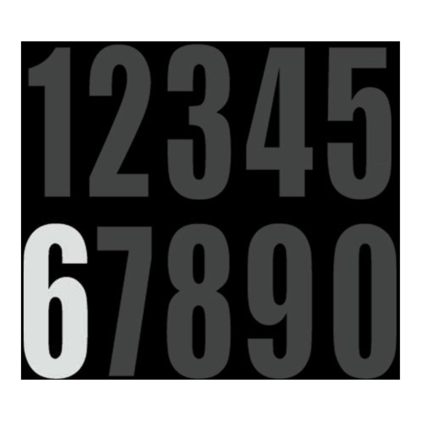 DRC Motion Standard Number MX3 White 6