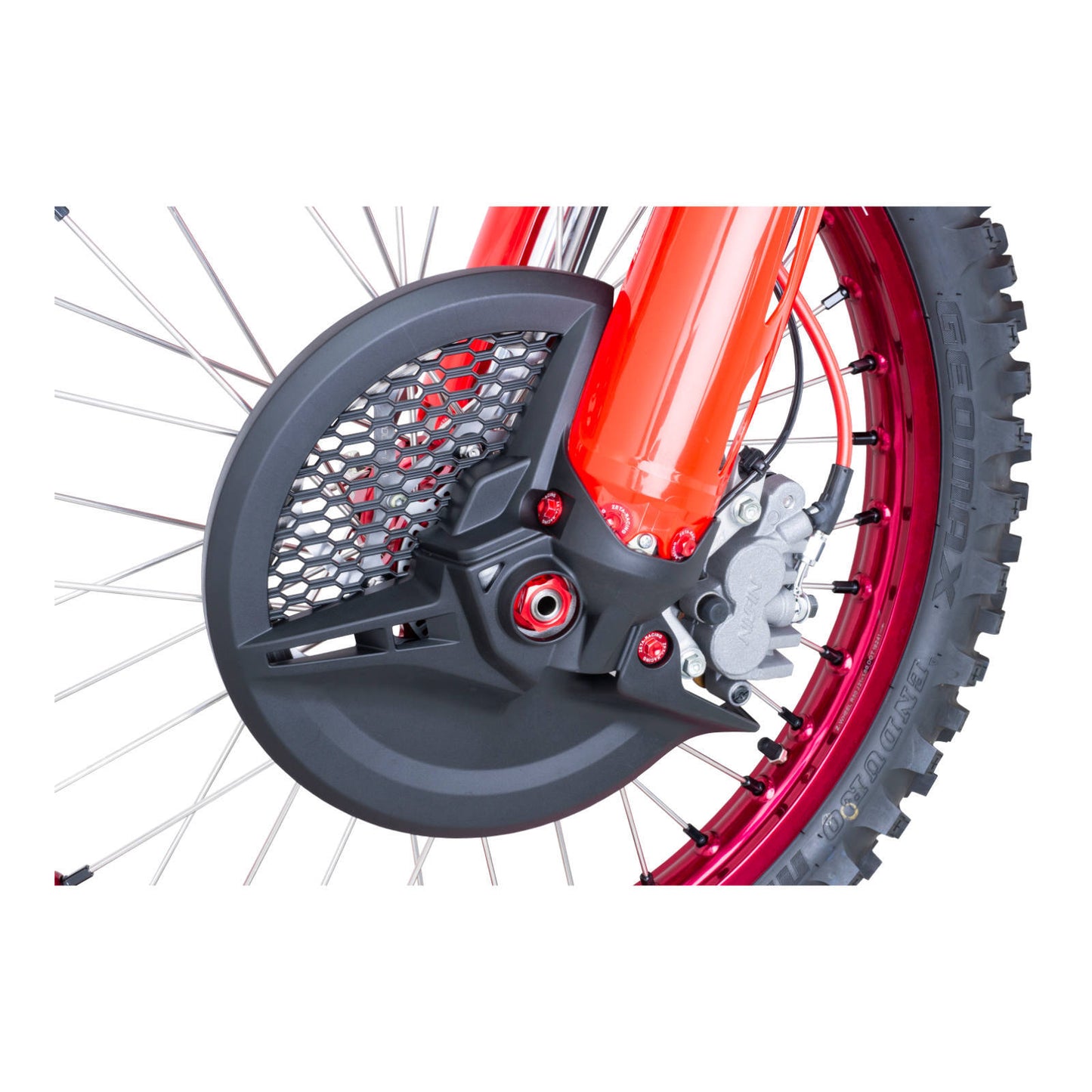 Zeta Axle Nut M16X22-P1.5 H11 - Red