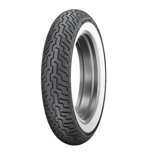 Dunlop MT90-16 D402 Rear Tyre - 74H Bias TL - Harley Davidson Branded - White Wall