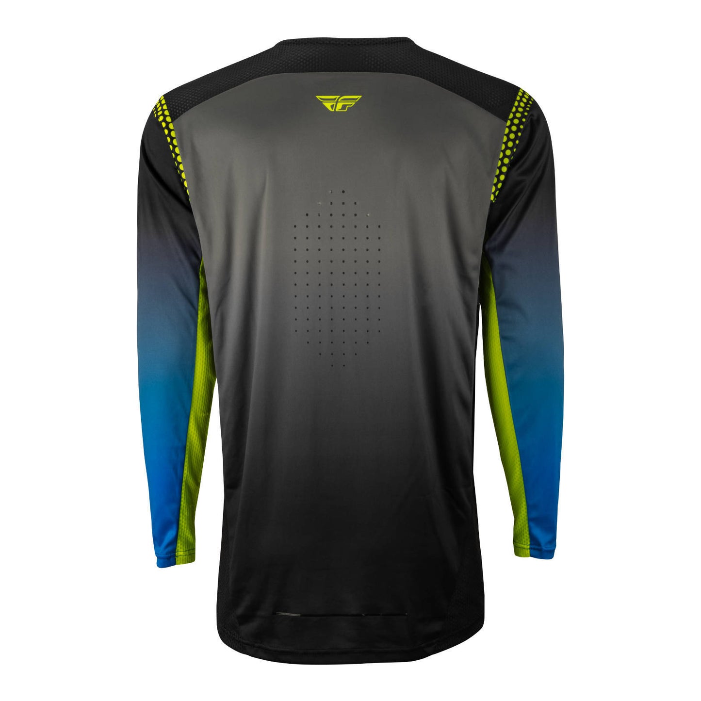 Fly Racing Lite Hydrogen Jersey - Grey / Blue / Hi-Vis
