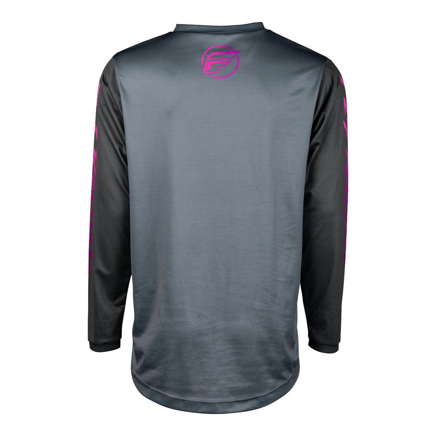 FLY Racing Youth F-16 Jersey - Grey / Charcoal / Pink