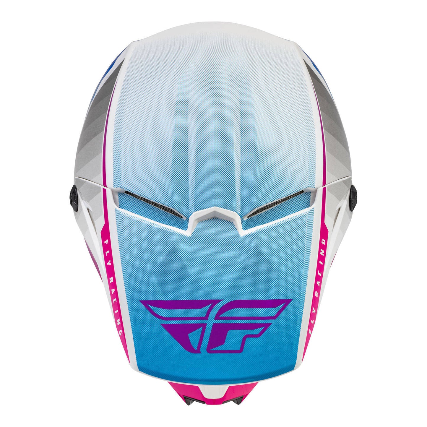 Fly Racing Kinetic Drift Helmet - Pink / White / Blue