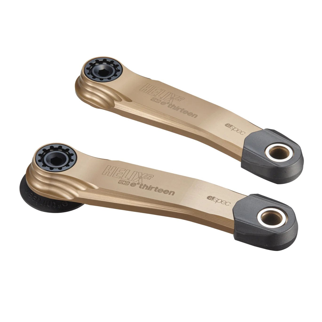 ethirteen Helix Race Alloy espec Cranks for ISIS Spindle - 155mm, 26mm Offset, Bronze