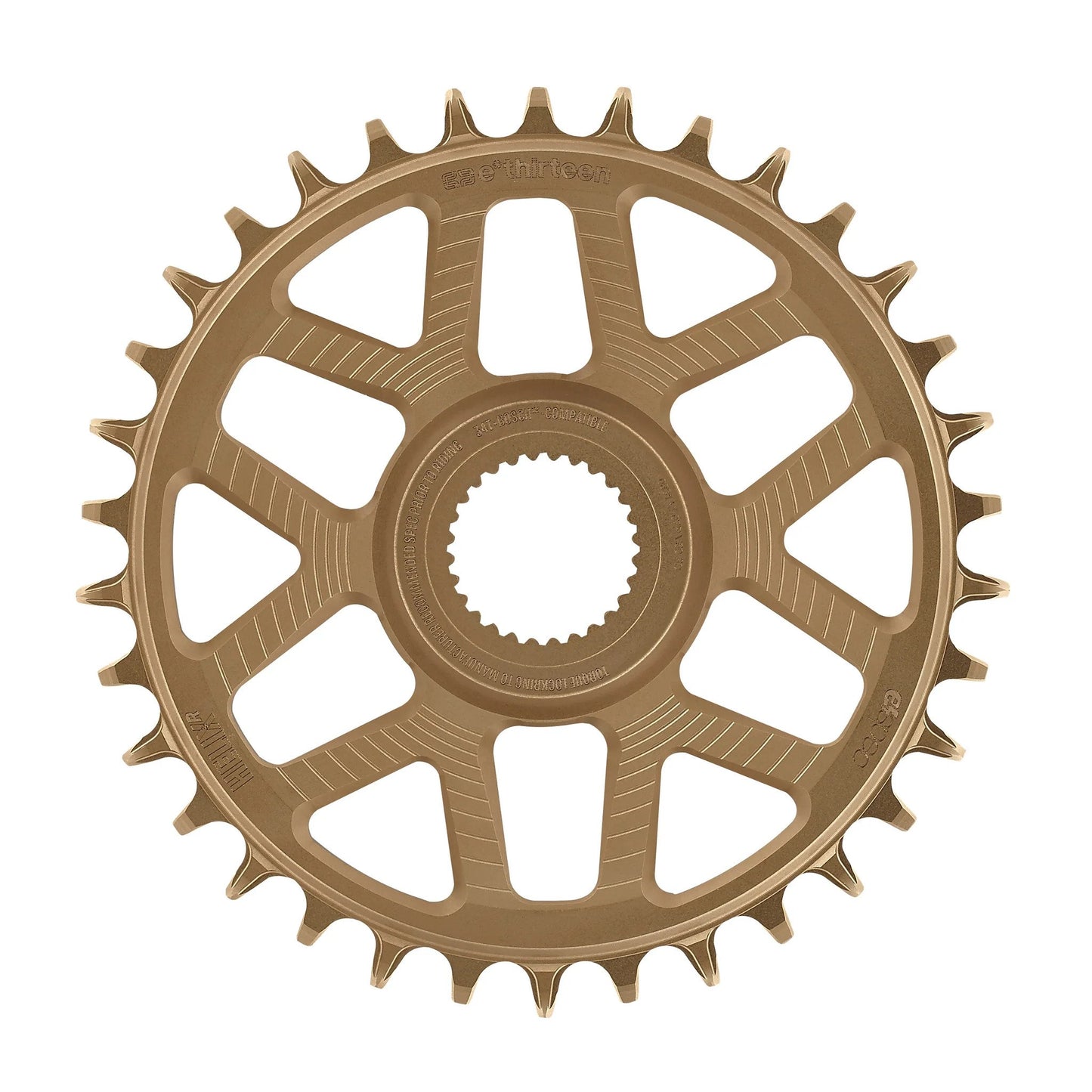 ethirteen espec Chainring for Bosch CX/SX - 32T, 13mm Offset, Bronze