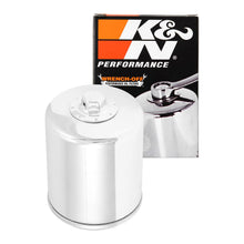 K&N Oil Filter - Chrome (HF174)