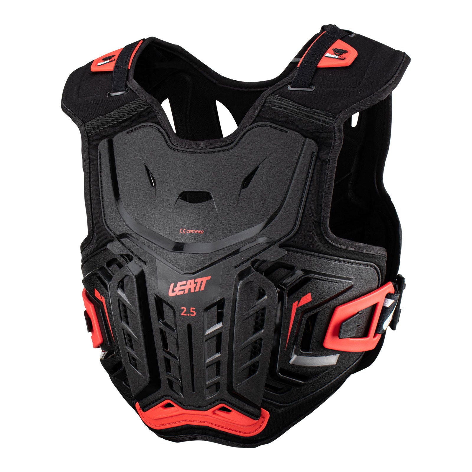 Leatt Junior 2.5 Chest Protector Black Red Moto1