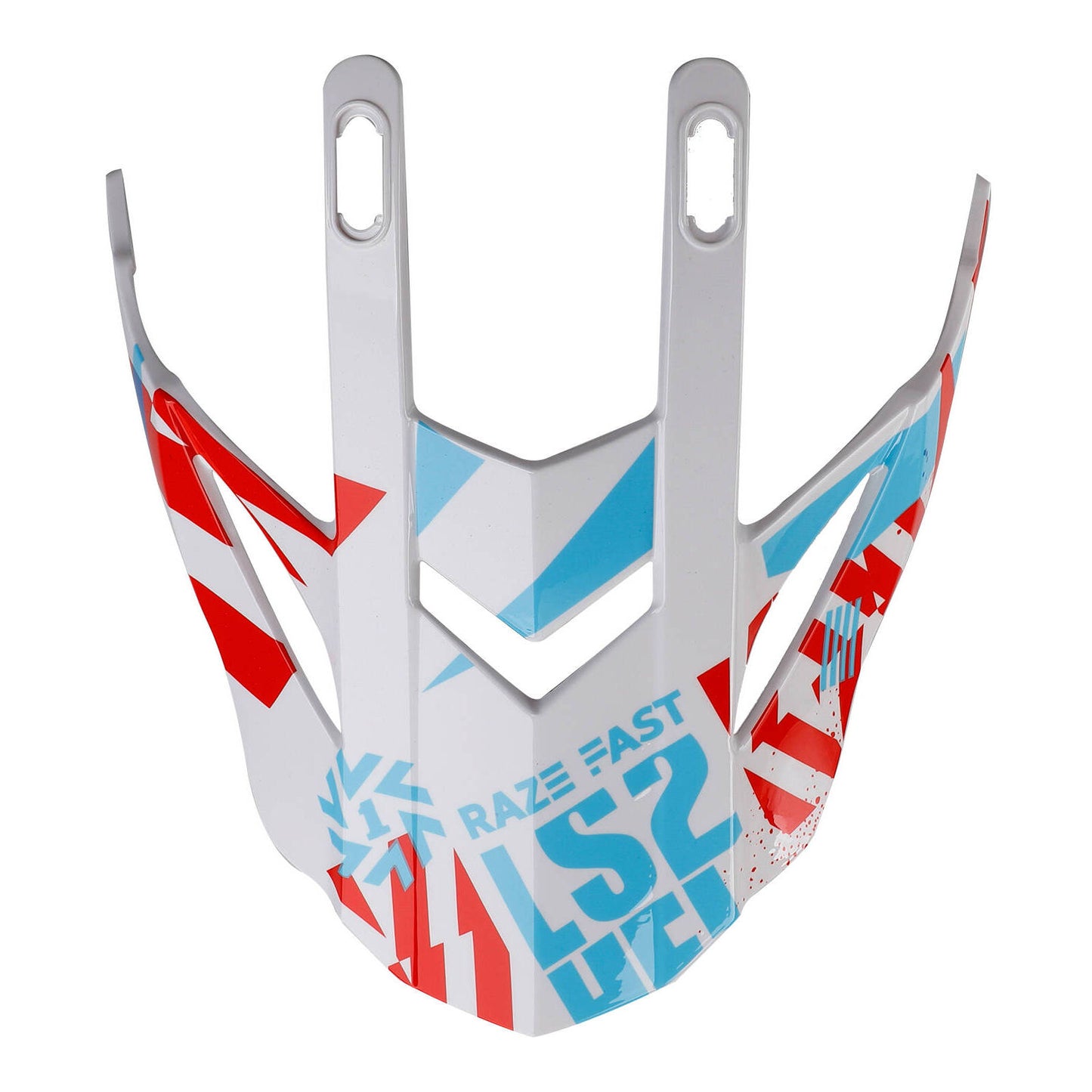 LS2 MX437 Fast Evo Peak - Funky Red / White