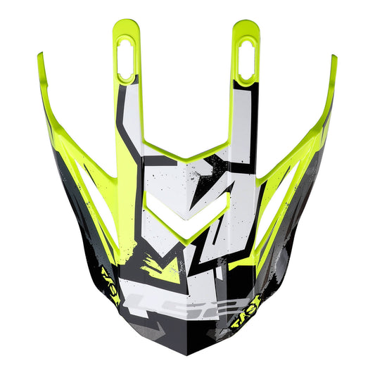 LS2 MX437 Fast Evo Peak - Crusher Black / High-Visibility Yellow