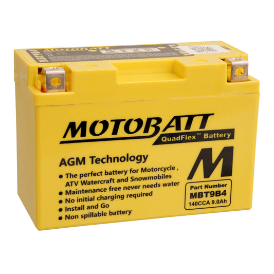 Motobatt Battery Quadflex AGM - MBT9B4