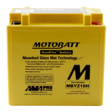 Motobatt Battery Quadflex AGM - MBYZ16-H