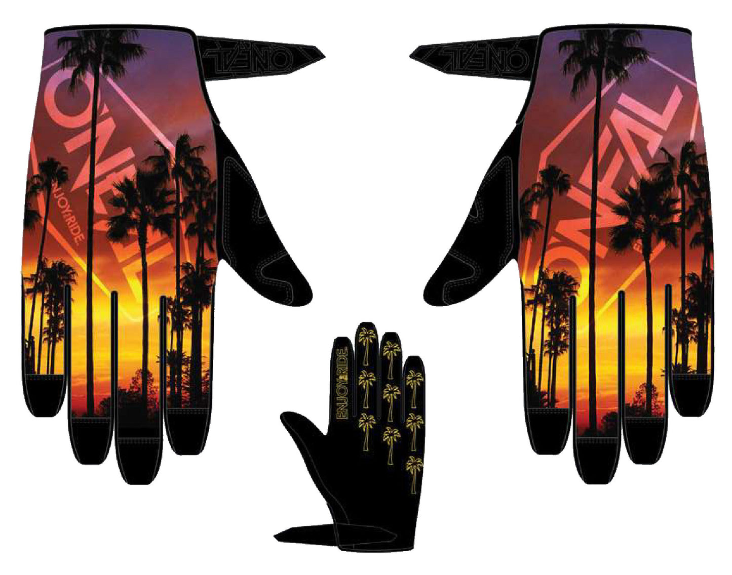 O'Neal MAYHEM Sunset Glove - Black/Multi