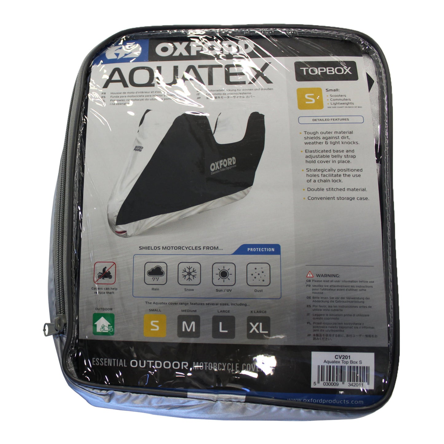Oxford Motorcycle Cover Aquatex - Scooter Top Box