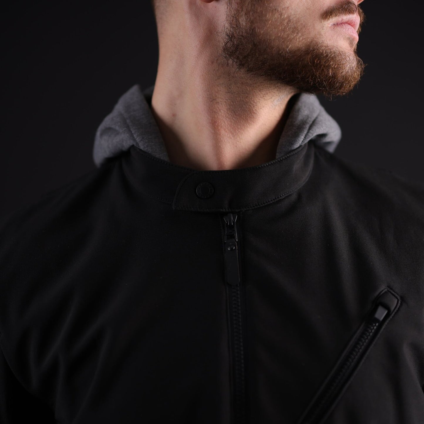 Oxford Faringdon Men's Jacket - Stealth Black