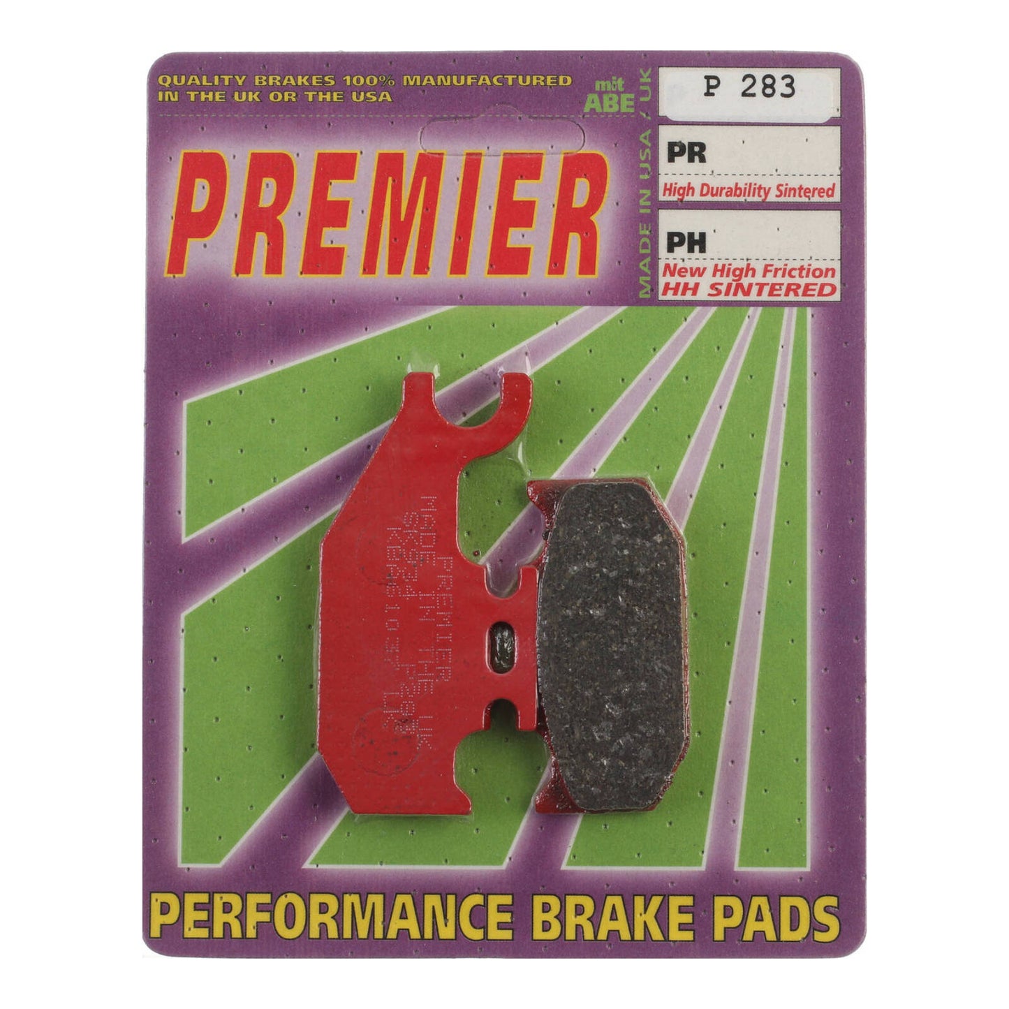 Premier Brake Pads - P Organic Standard
