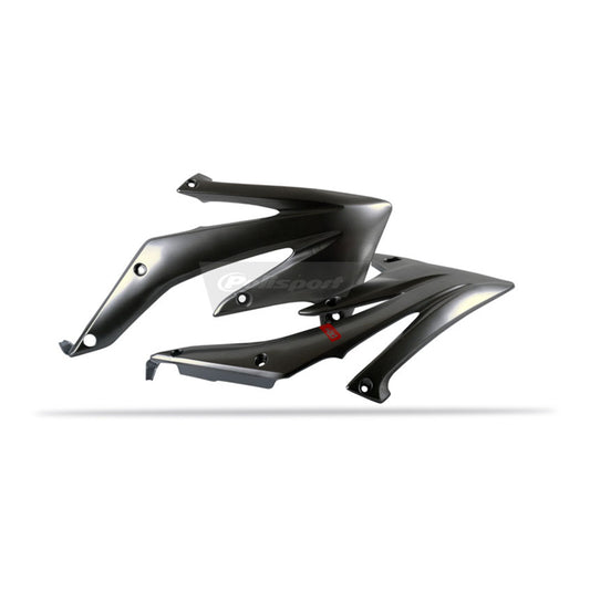 Polisport Radiator Scoops Honda CRF450 ('05-'08) - Brushed Alloy