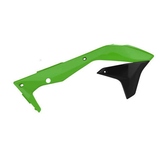Polisport Radiator Scoops Kawasaki KX450F '16 Green/Black