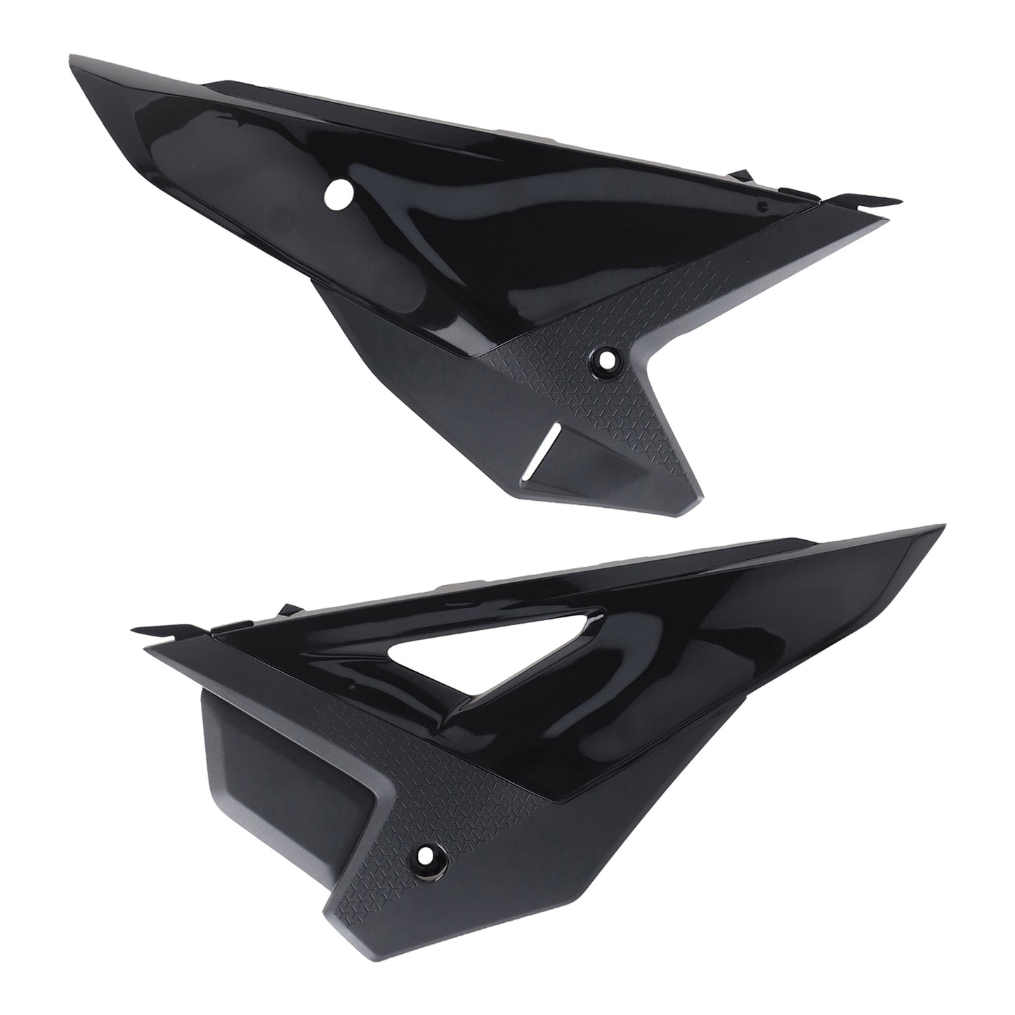 Polisport Side Panels Honda CRF250R/RX / CRF450R/RX '25 - Black