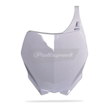 NUMBER PLATE YAM YZ125/250 05-14 /450F 06-09 WHT