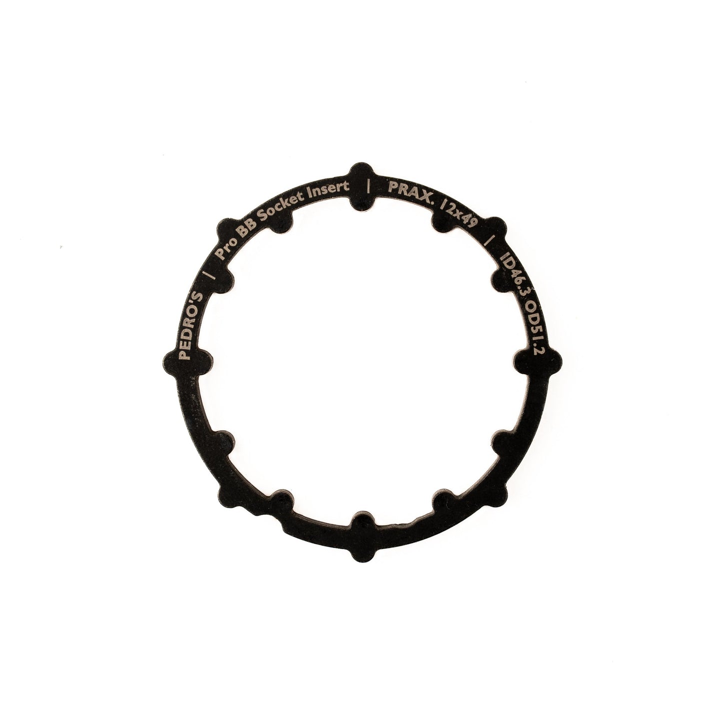 Pedro's Pro BB Socket Insert - Praxis 12x49