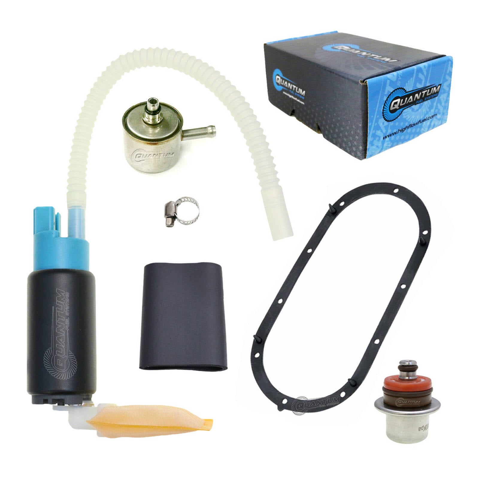 Quantum In-tank EFI Fuel Pump with Regulator, Tank Seal, Filter