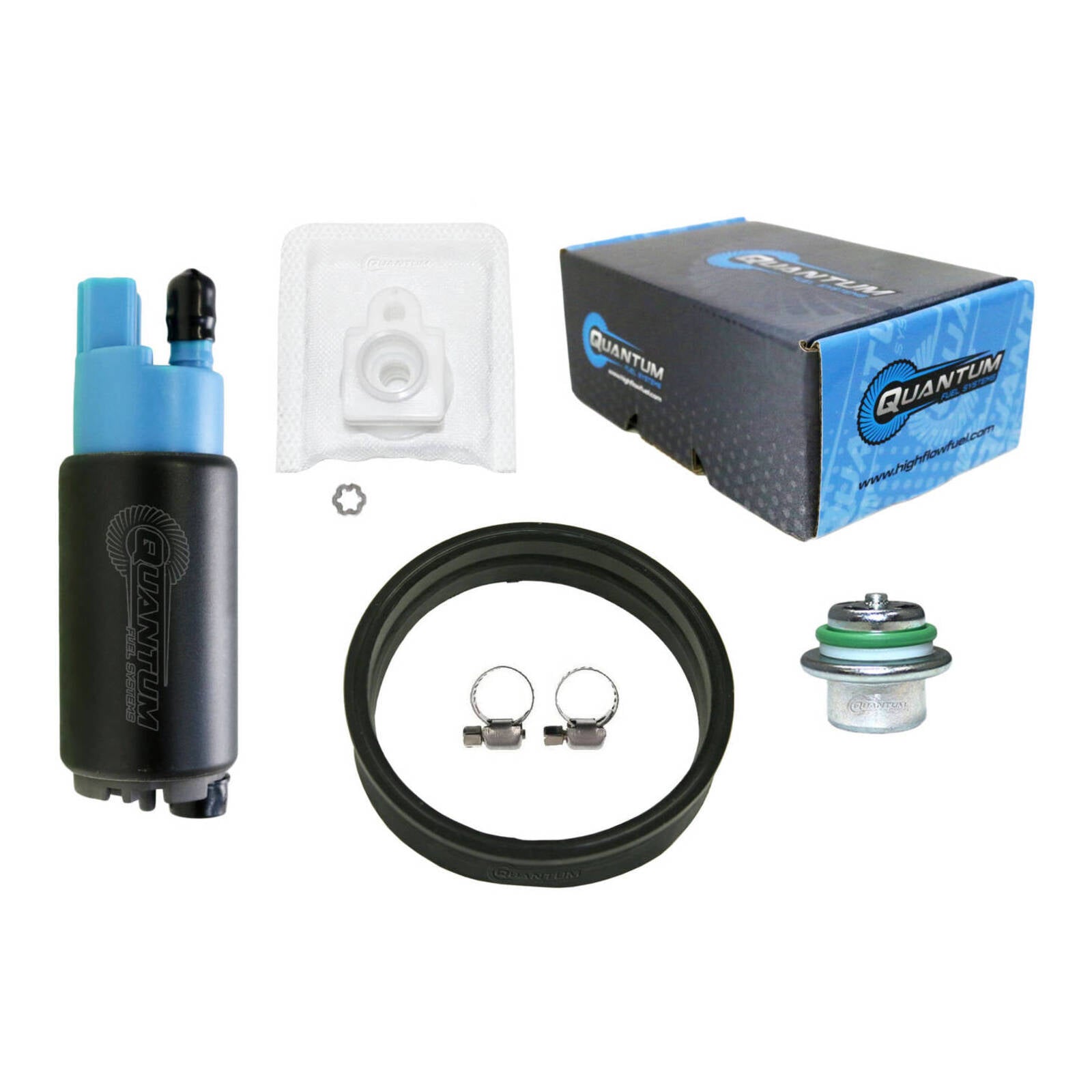 Quantum In-tank EFI Fuel Pump with Regulator, Tank Seal, Filter