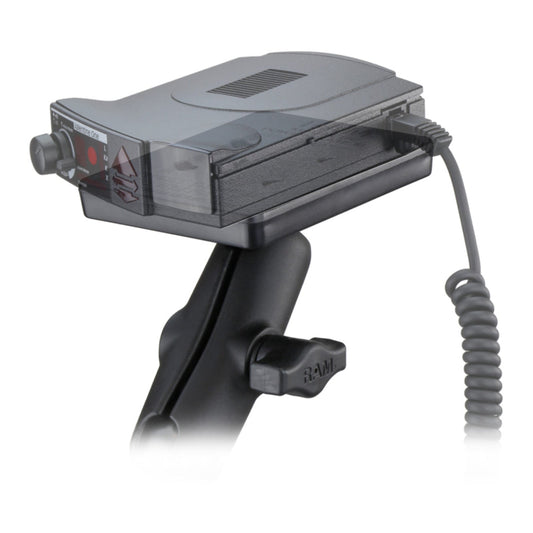 RAM POWER PLATE III RADAR DETECTOR MOUNT W/ H/BAR UBOLT BASE
