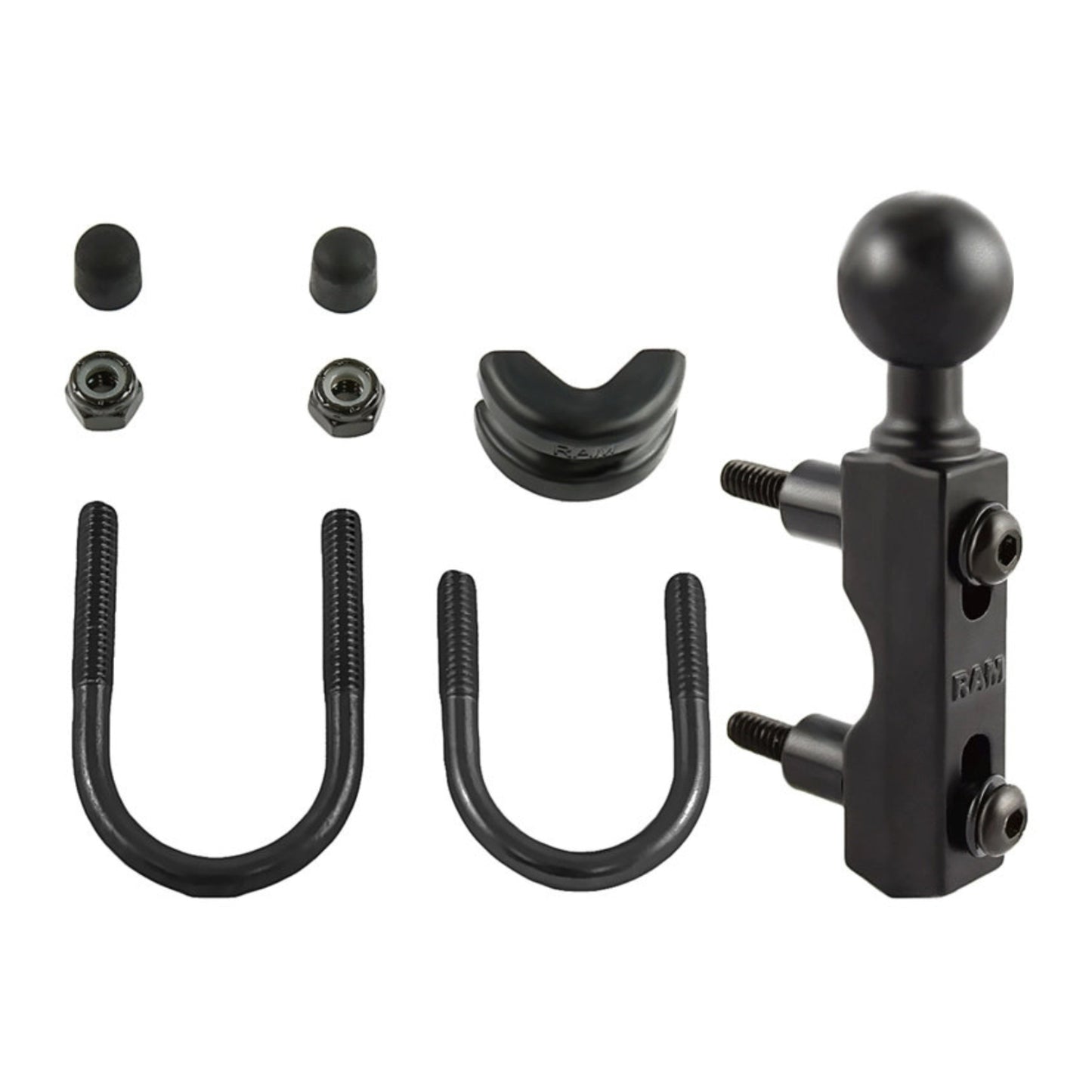 RAM Motorcycle Brake/Clutch Reservoir & Handlebar Ball Base