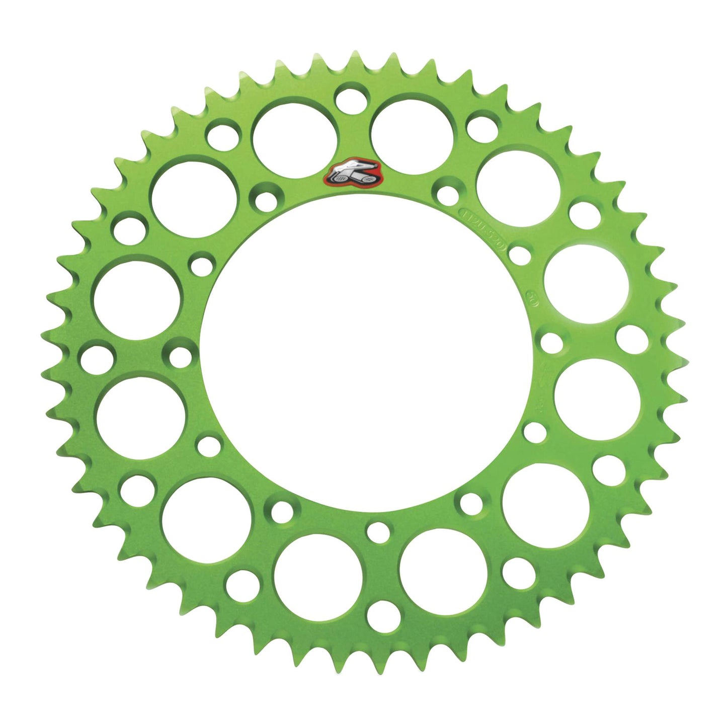 Renthal Sprocket Rear 50T Green Alloy 7075 T6 Grooved
