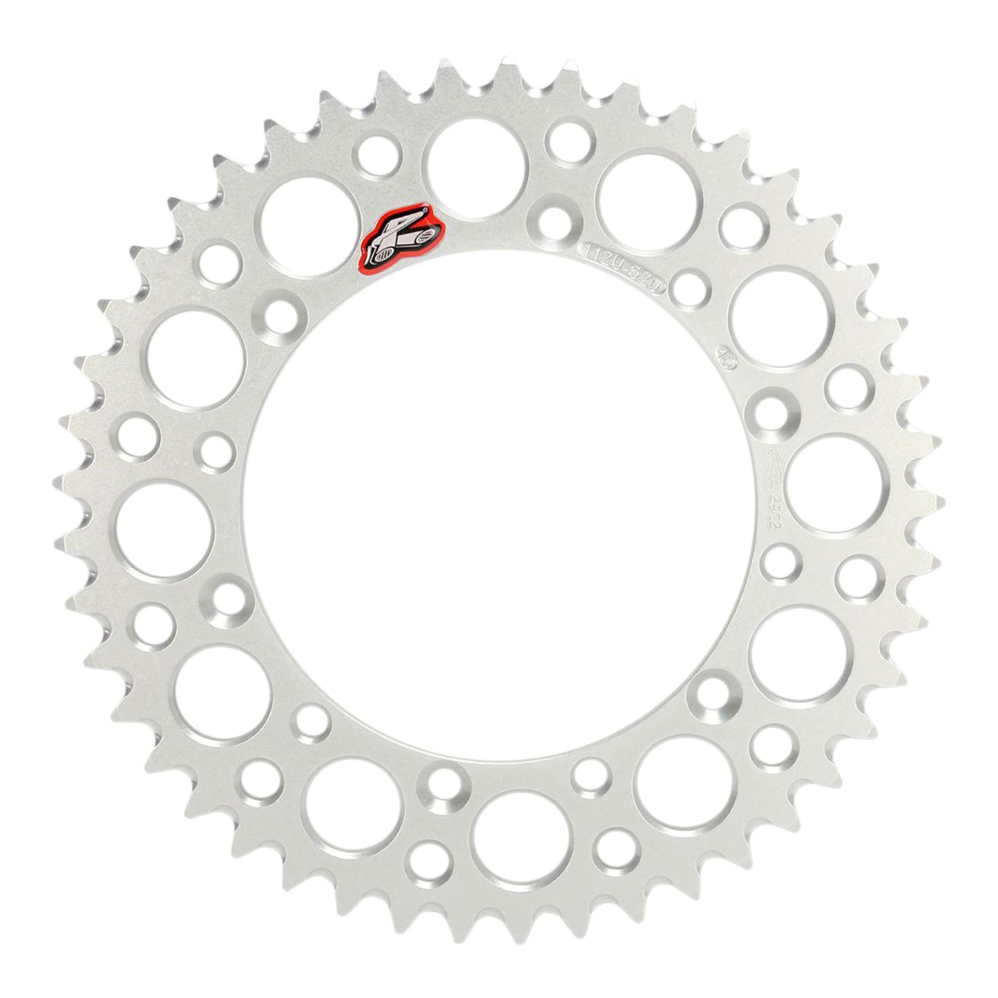 Renthal Sprocket Rear Silver 50T Alloy 7075 T6 Grooved