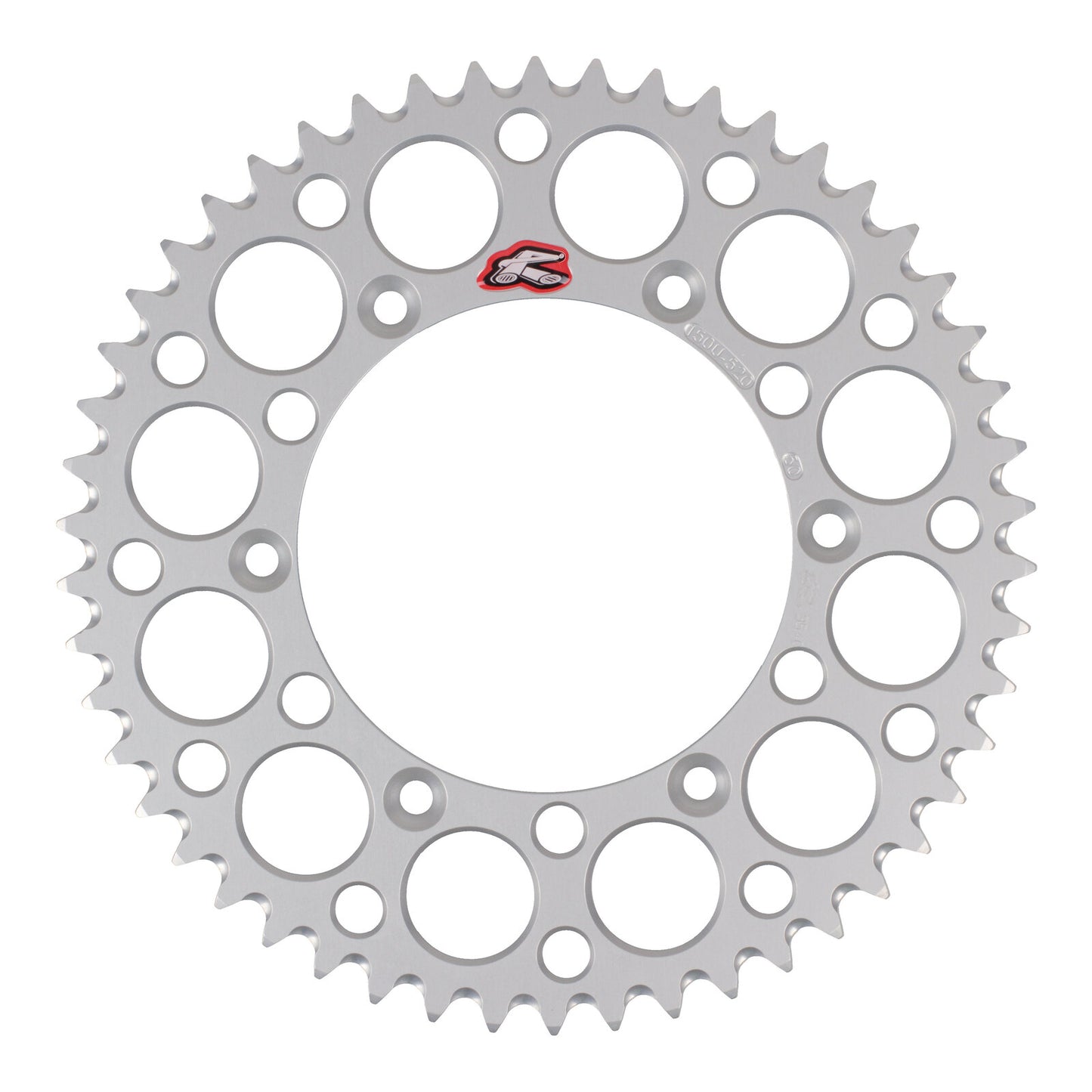 Renthal Sprocket Rear Silver 50T Alloy 7075 T6 Grooved