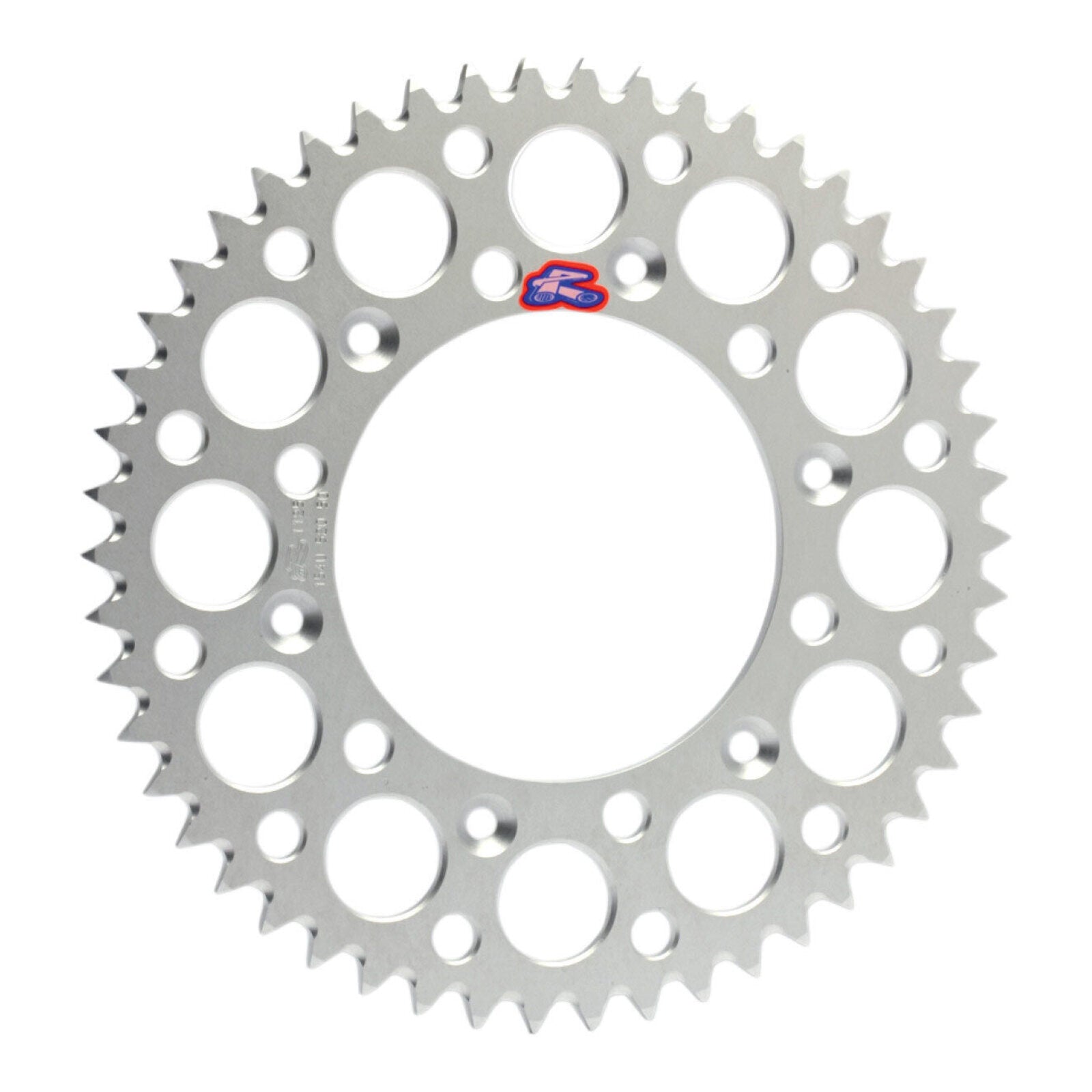 Renthal Sprocket Rear Silver 53T Alloy 7075 T6 Grooved Kawasaki