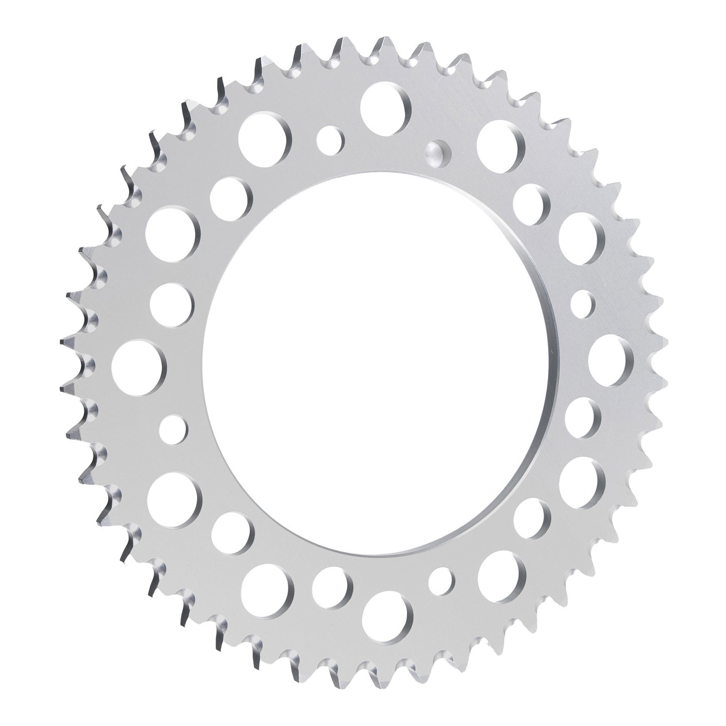 Renthal Rear Sprocket - Silver 46T Alloy 7075-T6 Grooved