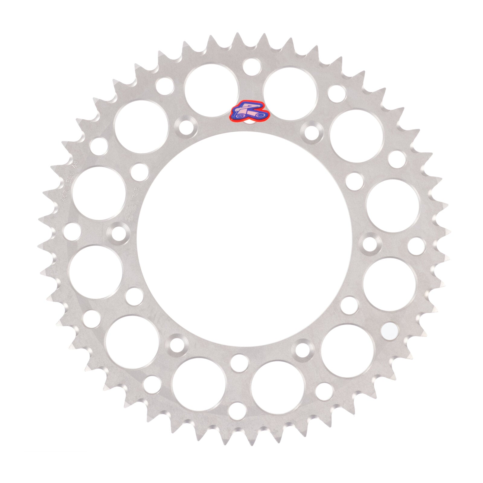 Renthal Sprocket Rear Silver 48T Alloy 7075 T6 Grooved