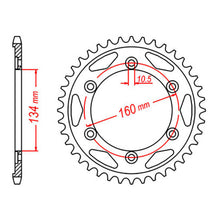 RK 1308 Alloy Rear Sprocket #520