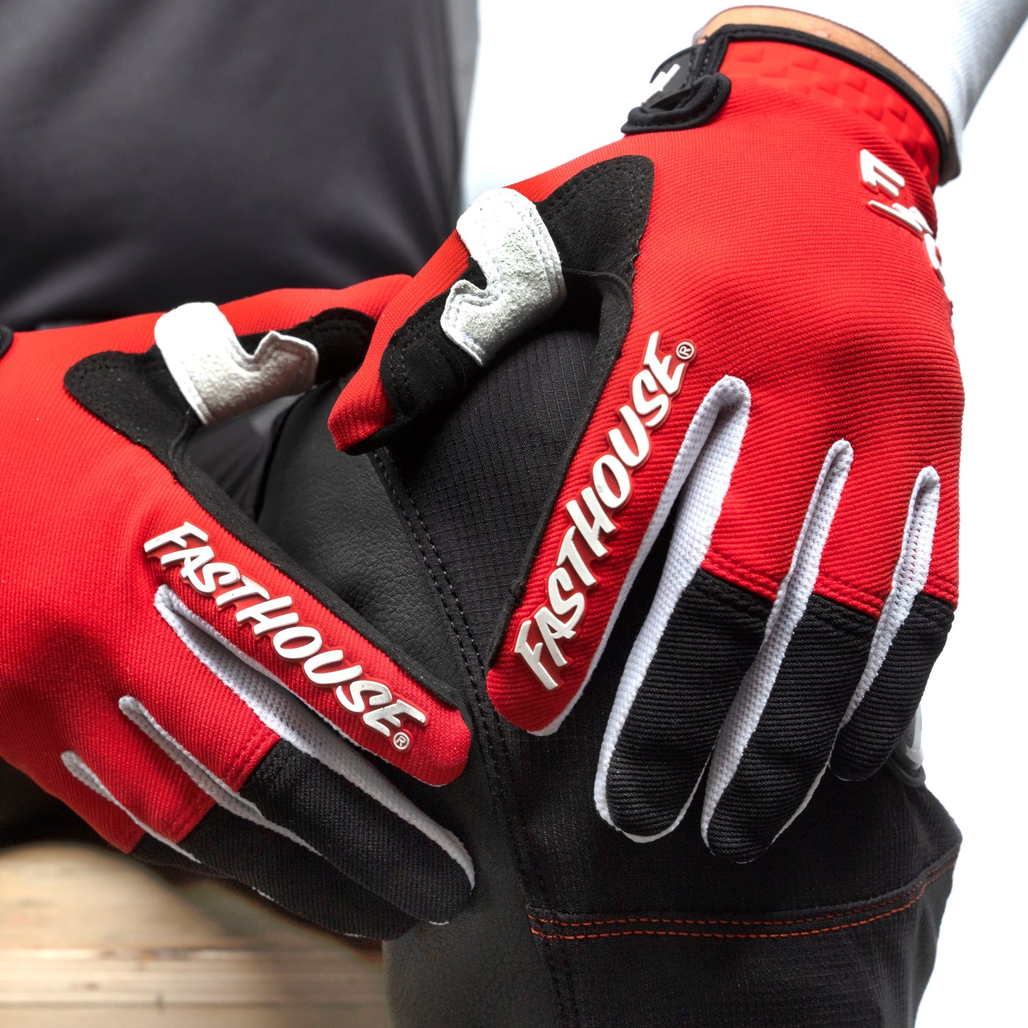 FastHouse Speed Style Gloves - Red/Black