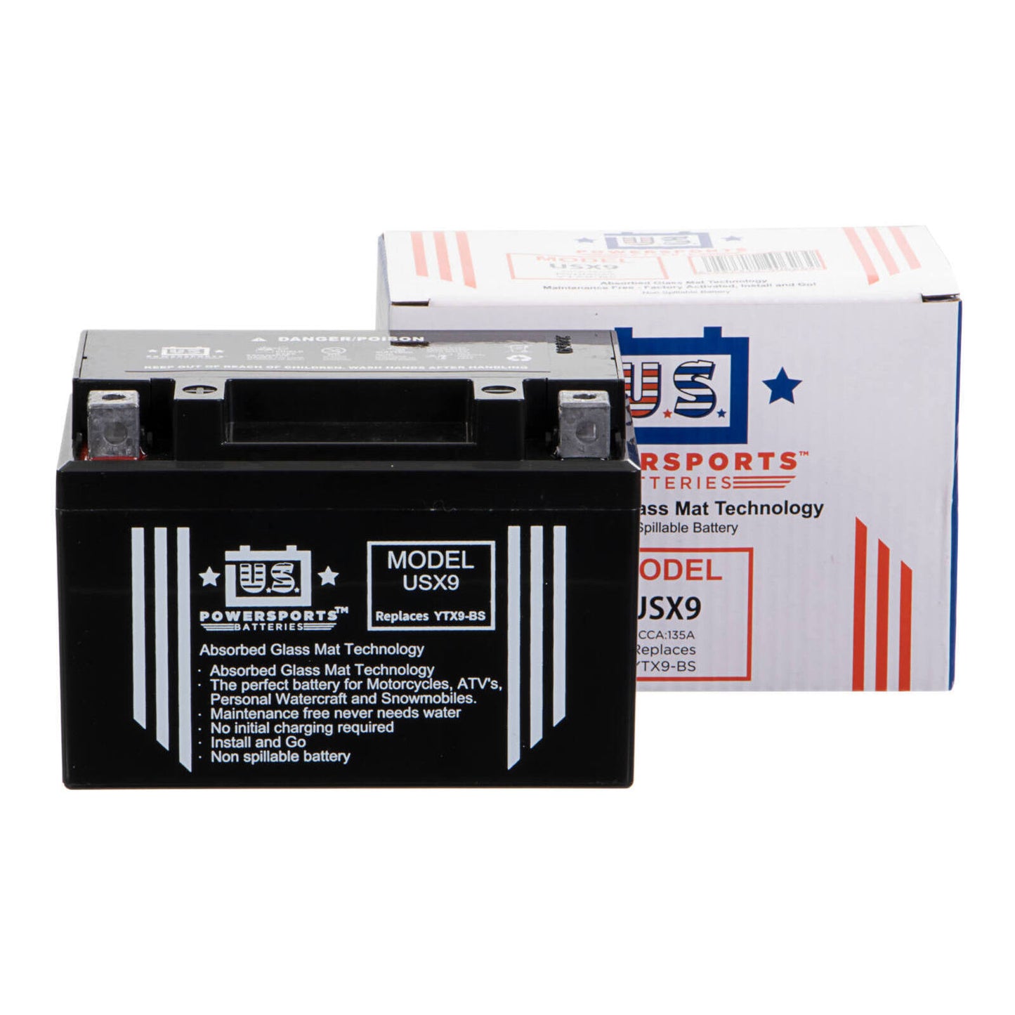 USPS AGM Battery - USX9