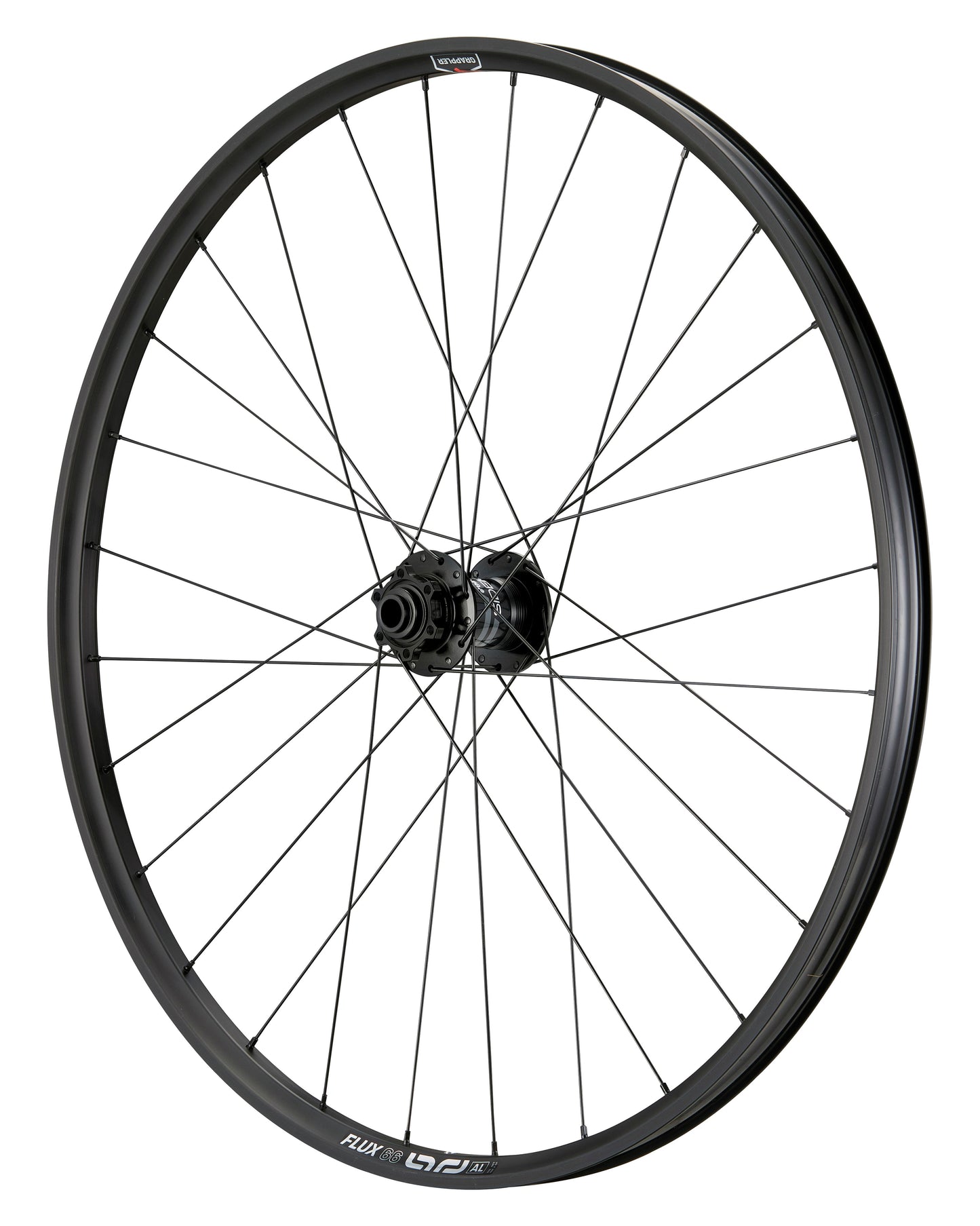 e*thirteen Grappler Sidekick Flux 66 Aluminum GR Front Wheel - 29", 110x15/20 Boost, Black