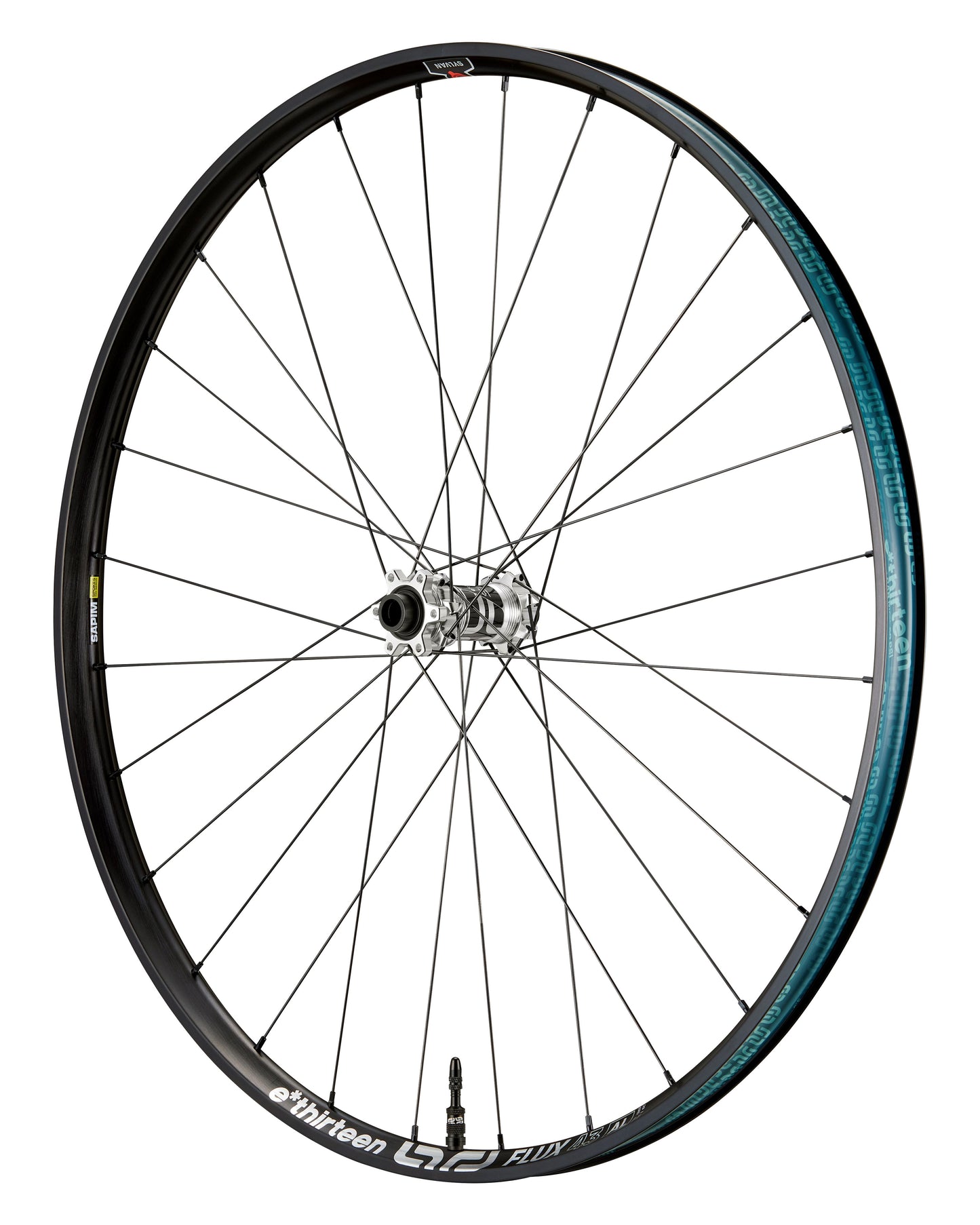 e*thirteen Sylvan Sidekick Pro Flux 43 Aluminum All Mountain Front Wheel - 29", 110x15mm Boost, Blac