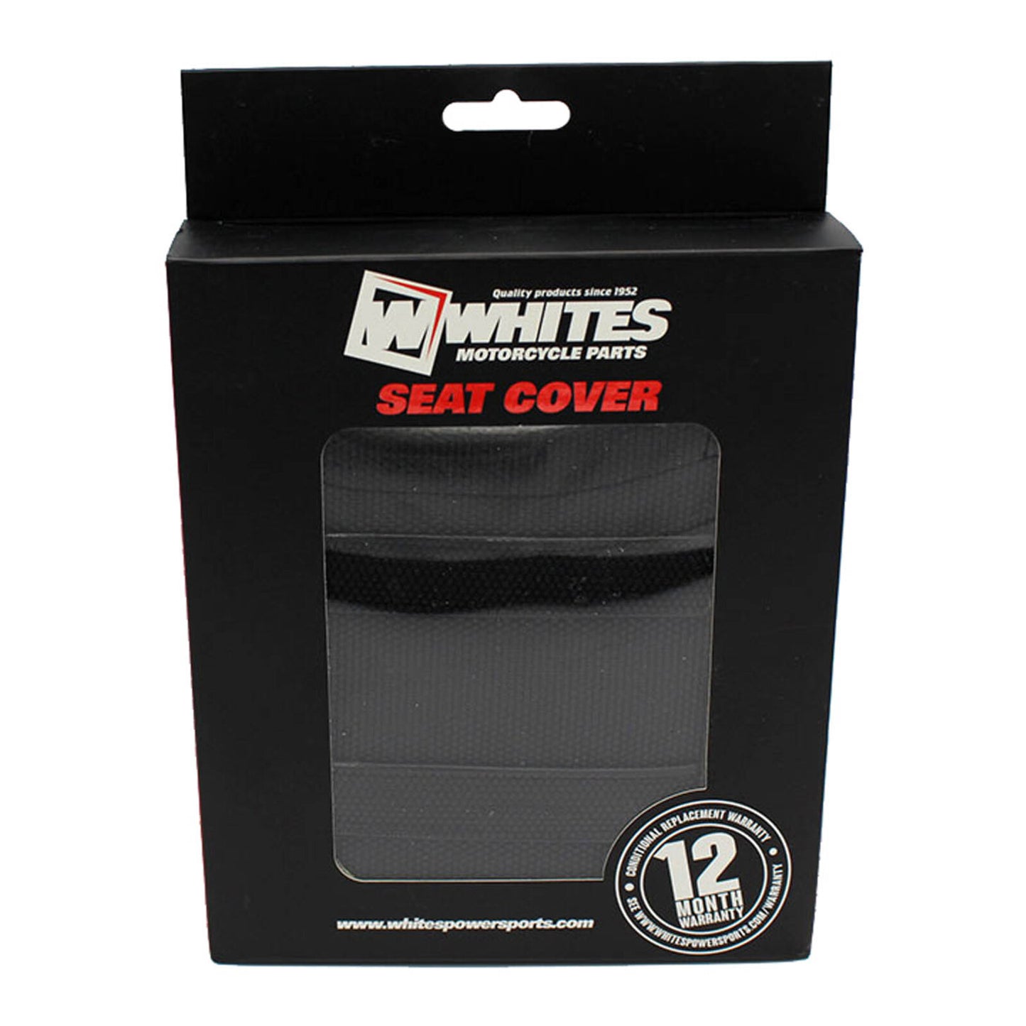 Whites Seat Cover - Black / Black KTM SX65 09-15