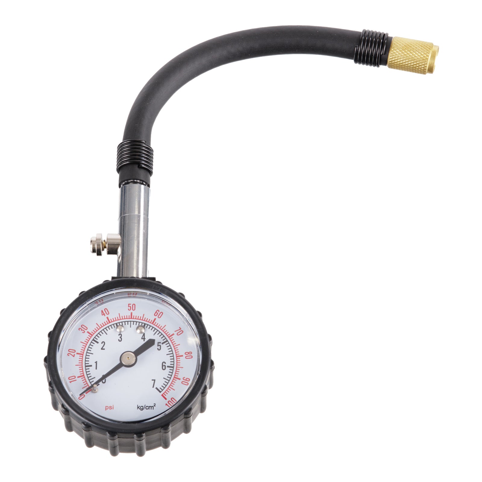 Whites Analogue Tyre Pressure Gauge 0-60 PSI - Flexible Hose