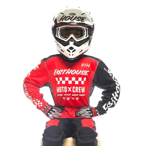 FastHouse Youth Grindhouse Alpha Jersey - Red/Black