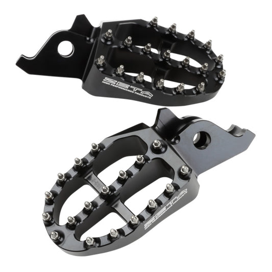 Zeta Aluminium Footpegs KX250F/450F - Black