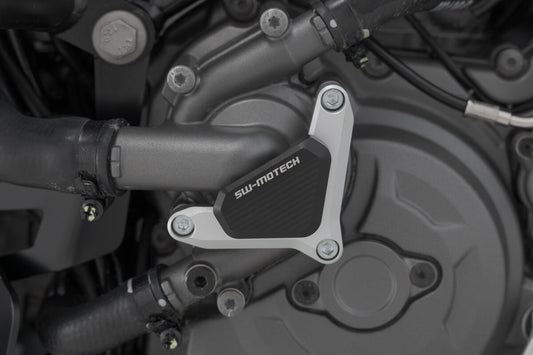 SW MOTECH WATER PUMP PROTECTION SILVER/BLACK DUCATI X DIAVEL HYPERMOTARD MONSTER MULTISTRADA