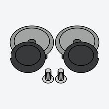 Visor Plates Helios Black Airoh