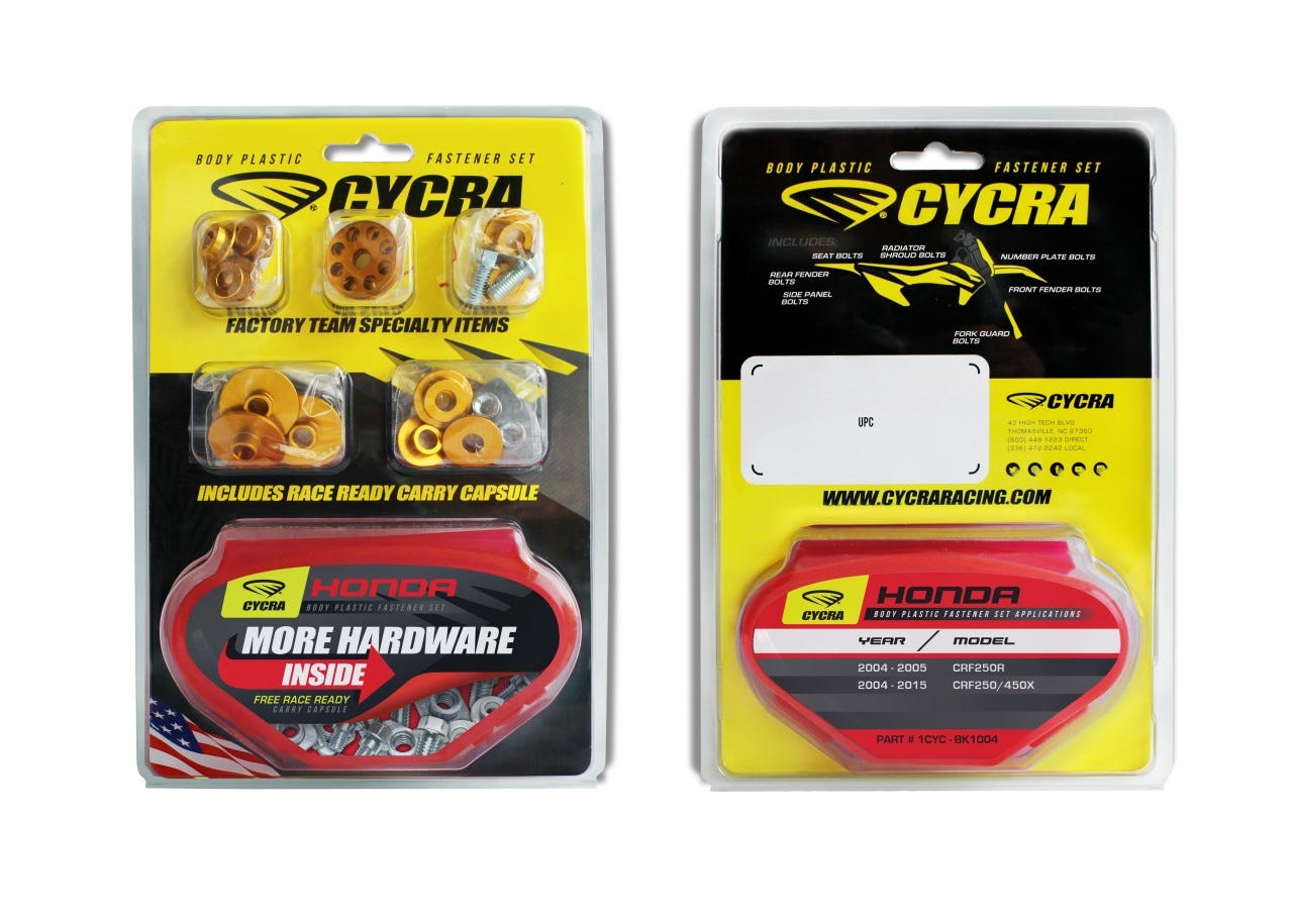 CYCRA bolt kit Honda 04-05 CRF250R 04-15 CRF250/450X