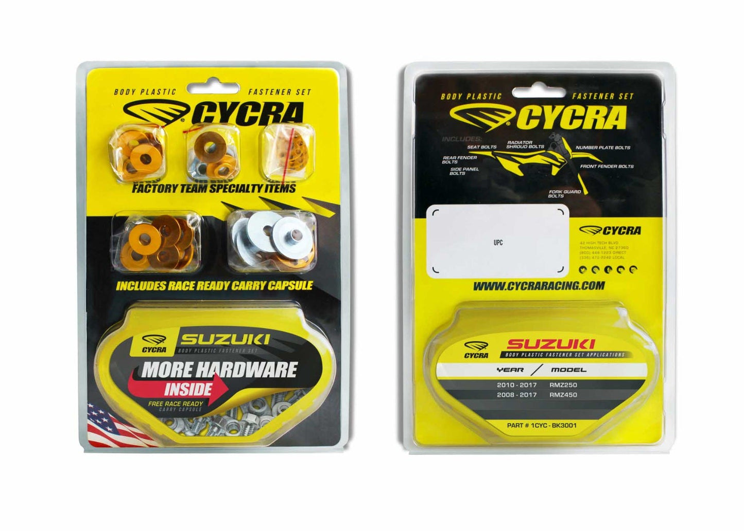 CYCRA bolt kit Suzuki RMZ250 10-17 RMZ450 08-17