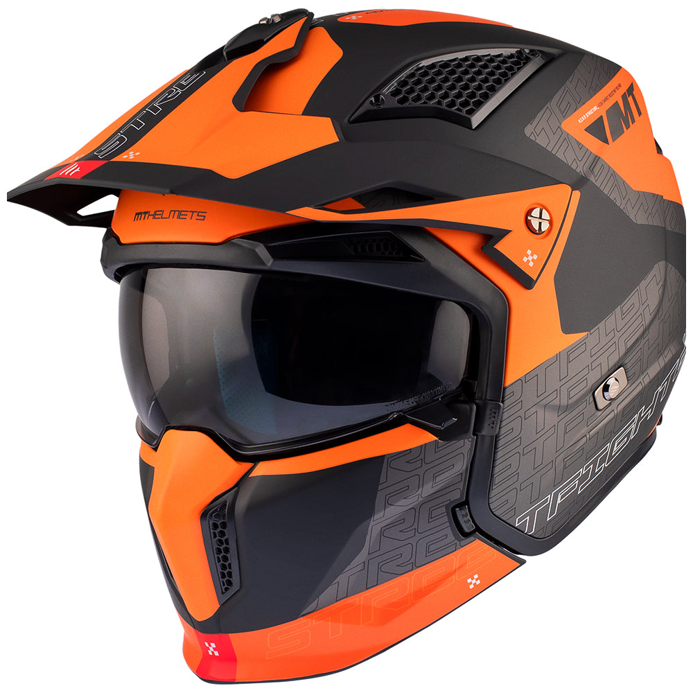 MT HELMETS STREETFIGHTER SV XL マットフルオレンジ MT STREETFIGHTER SV S [TOTEM MATT ORANGE] from Moto1