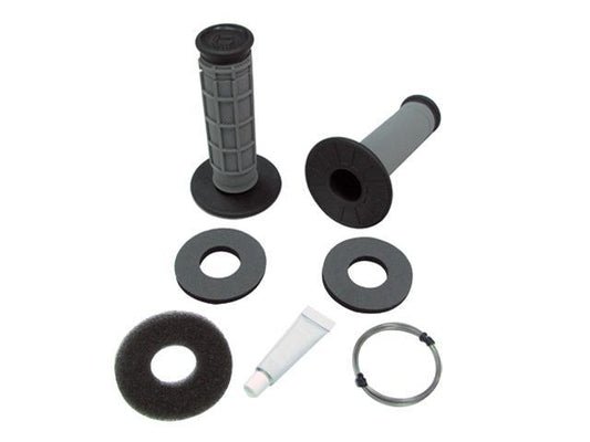 HANDLEBARGRIP REPAIR KIT GRIPS 1PR GRIP DONUTS 1PR FORM DUST RING 1PC SAFETY WIRE 1 SET GLUE 1PC