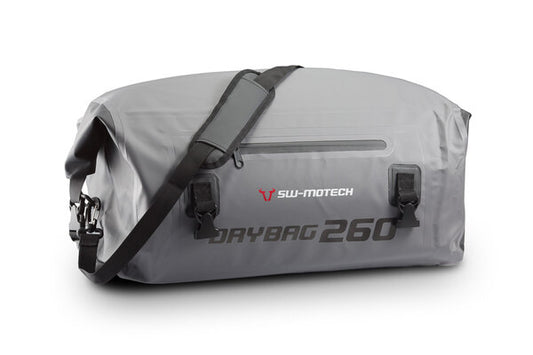 TAIL BAG SW MOTECH DRYBAG 26L GREY BLACK WEATHERPROOF