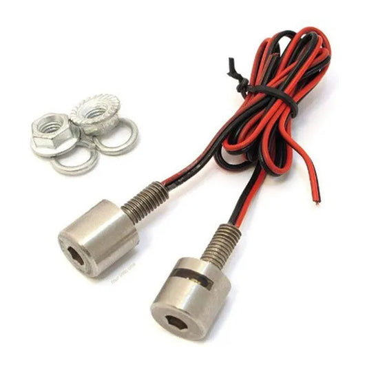 LICENCE / NUMBER PLATE BOLT LIGHTS LED BLACK